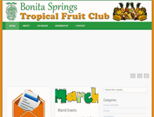 Tablet Screenshot of bonitaspringstropicalfruitclub.com